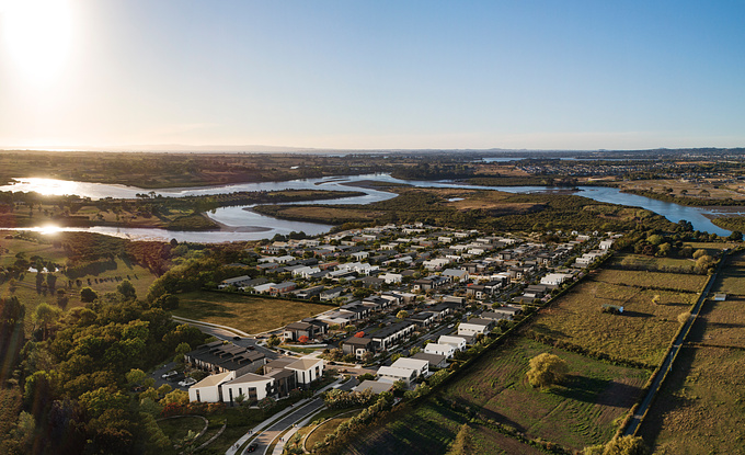 Providence Point is a development site situated on a vast coastal expanse, forming an integral part of Auranga - a substantial housing precinct to the west of Drury in Auckland. Developed by Made Group, the vision for Providence Point encompasses a harmonious haven where wisdom, warmth, and hospitality converge, allowing residents to forge lasting homes within an incredible natural landscape.

Drawing inspiration from the essence of "providence," our renders encapsulate the essence of Auranga - a sense of community brimming with warmth and bolstered by an unwavering connection to nature and the verdant surroundings.