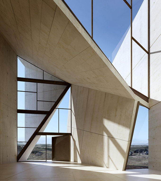 Atelier Crilo - http://www.ateliercrilo.com
We developed visuals for this wonderful Chapel in Valleaceron by SMAO Architects, doing this shot with a photographic approach. Software used: Corona and Cinema 4D