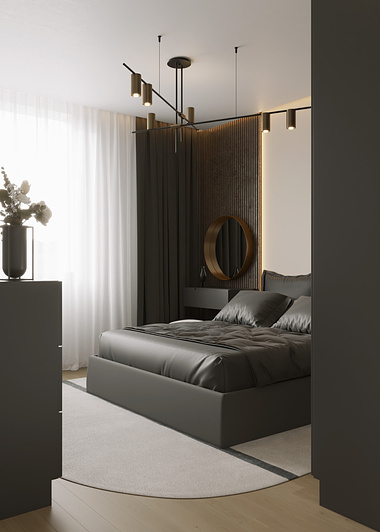 Design & 3D visualization for one bedroom apartment