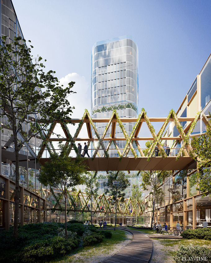 Future horizons.
Huanggang Masterplan in Shenzen designed by EMBT Architects