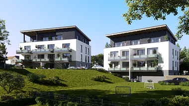 External visualization of a residential project in Beltershausen