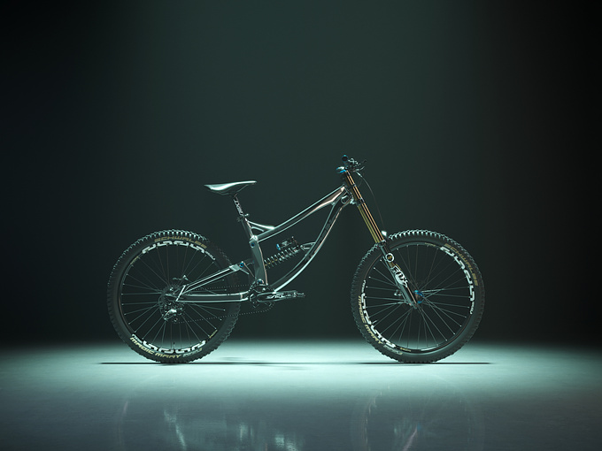 Studio renders for marketing purpose for a bicycle.