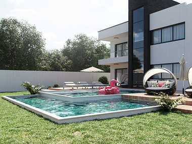 Pool time / Modern House