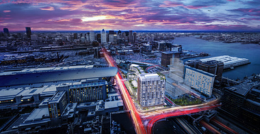 Boston Seaport Competition, Aerial - By Tangram 3DS