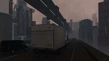 Raining Day In Metropolis