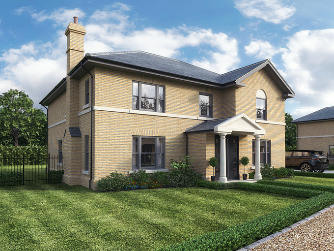 Christensen Brownlee Design Ltd
Proposed dwelling in a small development visualised by Christensen Brownlee Design Ltd