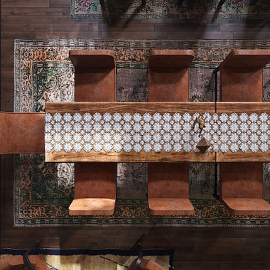 3d renders of Hong Kong Magistracy Courtroom lounge