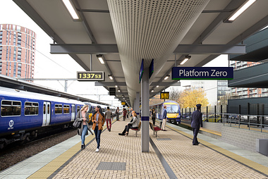 Leeds Station Platform Zero