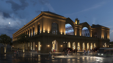 Gare Montparnasse, Railway Station in 1852