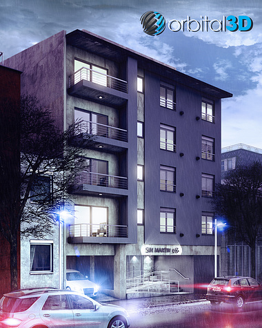 Exterior rendering - Residential Apartments