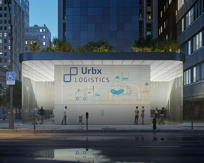 The Craft took on the role of developing the initial concepts as well as designing and visualizing various architectural scenarios for the URBX Logistics LAST MILE solutions.