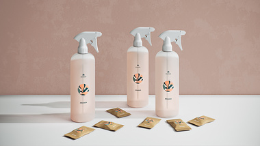 Product visualizations of cleaning agents from Ecotab