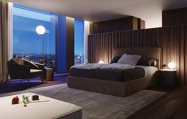 5th Avenue Tower | Master Bedroom
