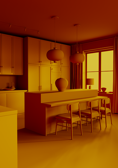 3D Kitchen visualization No.2