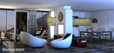 this view a port of interior desing of Villa