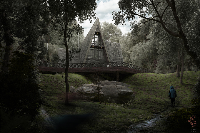 Architectural project and visualisation was done by me,its a farmer house in the mountains