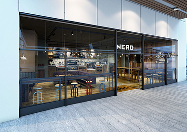 New London Bridge Visualisation for Caffè Nero