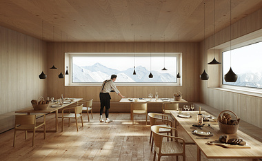 Restaurant in Alps