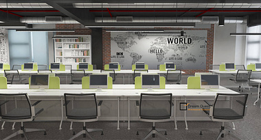 office 3d rendering