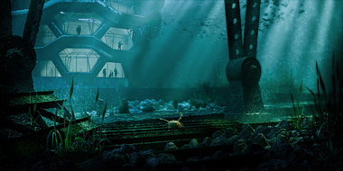 Rising sea-ty.  The Underwater Vessel