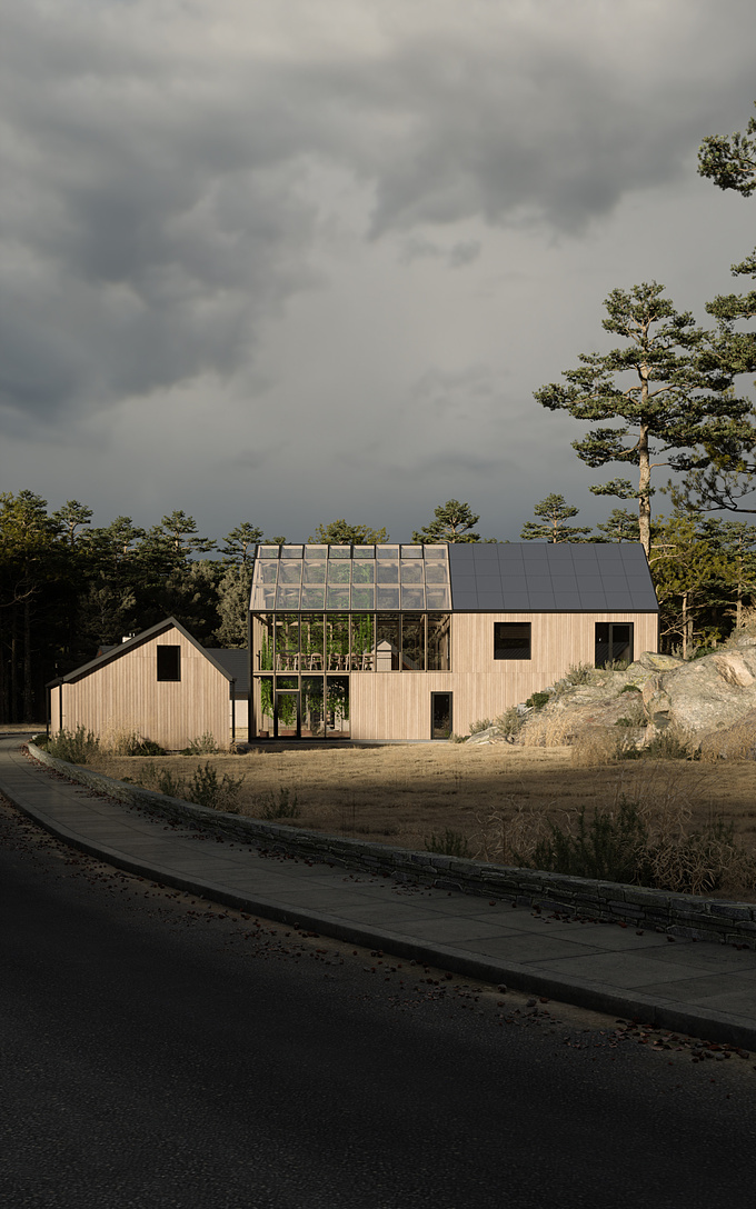 House of nature
Location: Sweden 

Software: Revit, FStorm, Forest Pack, Megascans, Davinci Resolve, Photoshop

#sweden #swedenhouse #swedenarchitecture #render #rendering #3d #archviz #architecture #exteriorrendering #architecturalvisualization #renderbox #renderlovers #renderinx #render_contest #allofrenders #birdview #revit #archilover #visualization #architecturerender #render_contest #cgtop #cgarchitect #architizer #design #architecture_minimal #architectureloverspics #coronarender #designboom #3drendering #realestatedeveloper #architecturalanimation
