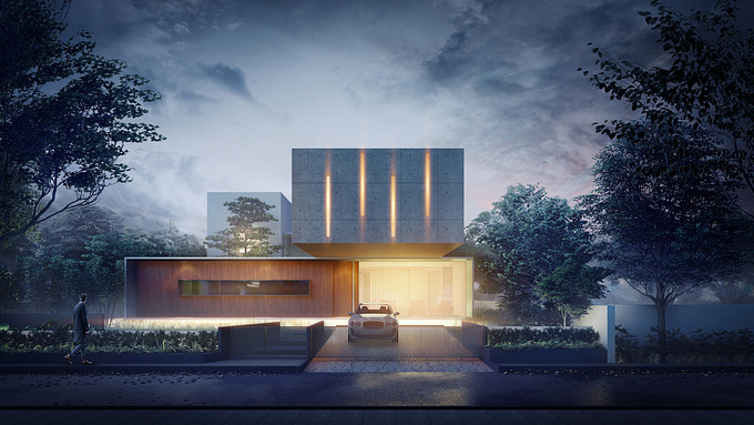 Single family residence in Bangalore  designed by Crest Architects