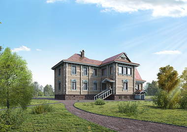 Log house in  russian style 2