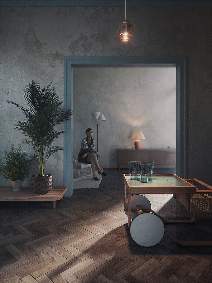 Composition featuring some Aalto's furnishing items

Software: 3ds Max + Substance Painter + Corona + Photoshop