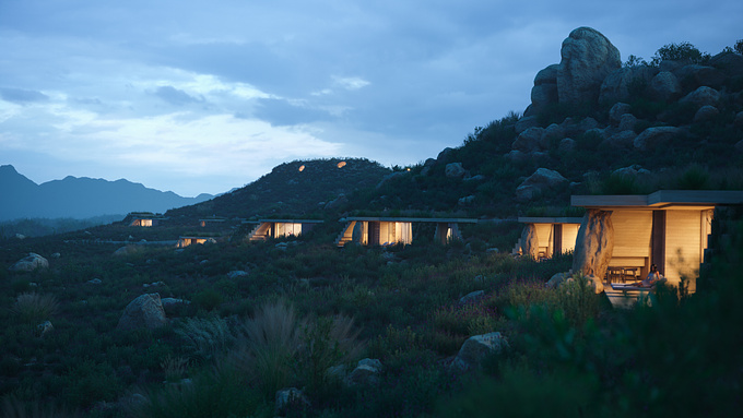 Hi guys,
This is our new project in Baja California.
Architect: Michel Rojkind 
3d Artist: Hossein Yadollahpour
Location: Valle de Guadalupe, Baja California
Software: 3dsmax, AutoCAD, Corona, ZBrush, Photoshop, Forest Pack, World Machine, etc
I hope you like it.
