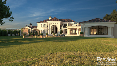 Private Residence - Contemporary Tuscan Mansion