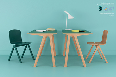 Copenhague chair and desk