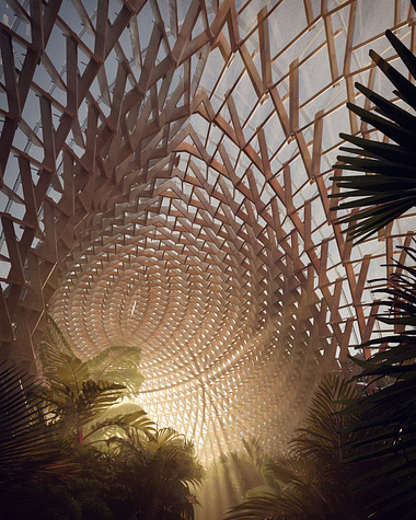 The palm house interiors