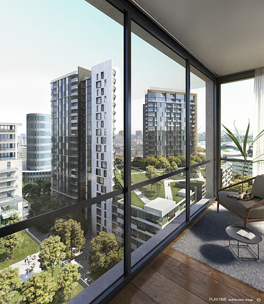 Masterplaning Residential in Sydney Olympic Park