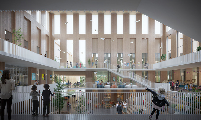 Aesthetica + Schauman & Nordgren Architects: Lappeenranta School Complex

Artist: Andrea Baresi

Ordinary Chaos. There will be plenty of space for flying paper planes in the atrium of the new Lappeenranta School Complex. A great common space that enhances connection, friendship and learning. One of the first projects with our friends at Schauman & Nordgren Architects!

Cheers!

Web: https://www.aesthetica.studio/
Instagram: https://www.instagram.com/aesthetica_studio/
Facebook: https://www.facebook.com/aesthetica3D/