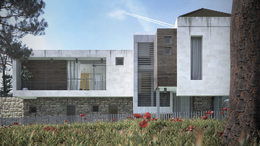 Exterior Rendering - Private Residence