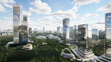 future TD city,metaverse  Digital Twins made by UE