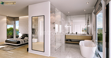Modular Bathroom Upgrade: Transform Your Seattle Master Bedroom with 3D Interior Design