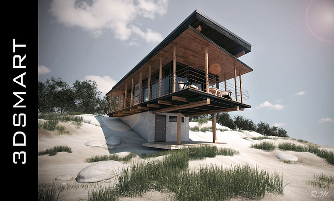  - http://
Idea for a summer hut on the beach. 
Author: R. Mets