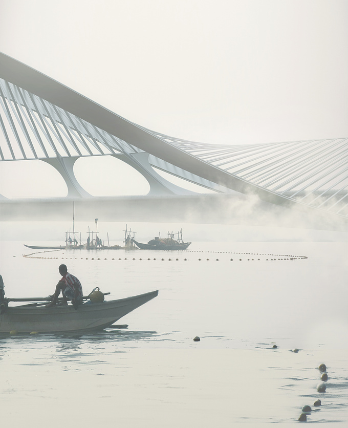 These are my two entries for the D2 Challenge, The Bridge, I won 2nd place with the first image called "Intertwined".

