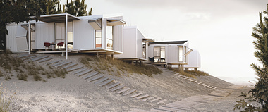 Prefab Housing in the Dunes