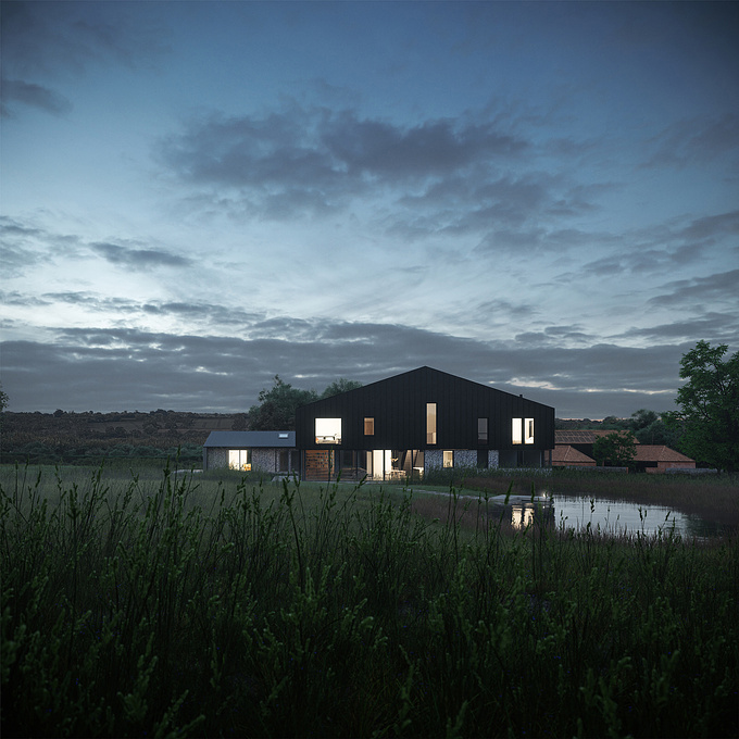 A semi off-grid family home and extensive rewinding strategy by Fen Studio Architects in East Suffolk, UK.