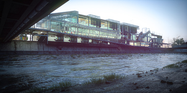 Dusk river station 03