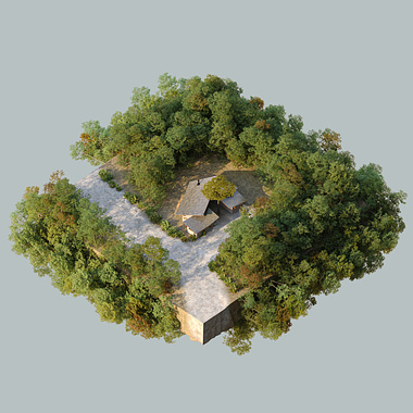 Four Leaves Villa - House render