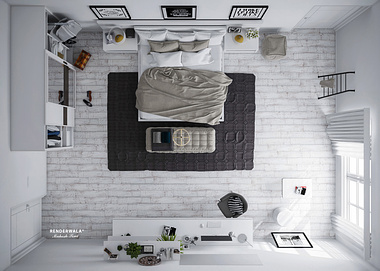White Modern Bedroom Interior Design