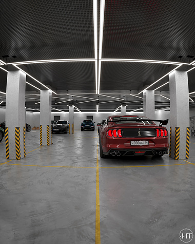Contemporary garage
