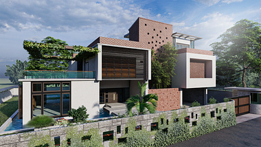 Residential Building Modeling And Rendering