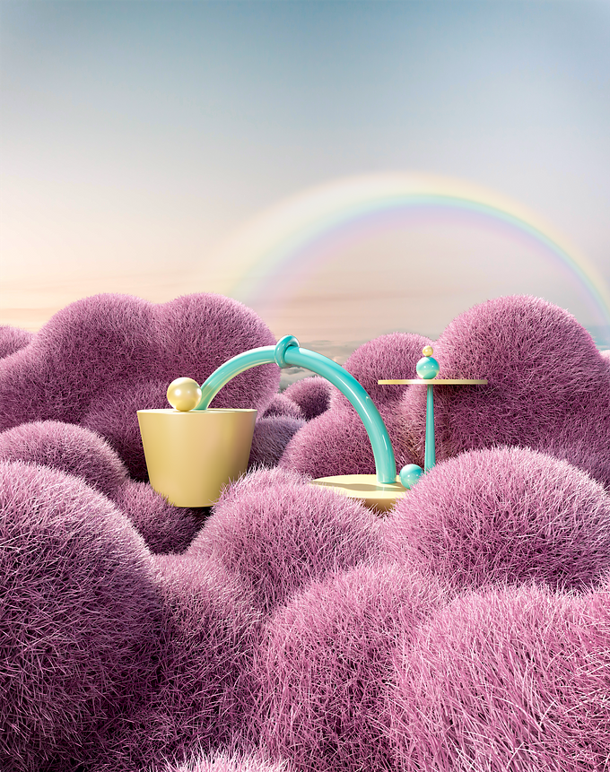We are delighted to present our project named 'Ice Cream' to you. The individual who will be living in this design is a 3D illustration artist. Our aim was to select inspiring colors and simple forms for the designs, reflecting their colorful world even in the place they live.

Enjoy the show...
