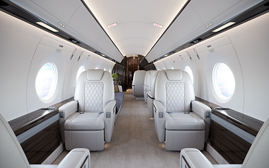  Private jet interior