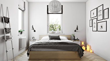 BEDROOM CG VISUALISATION FOR CALIFORNIA PROJECT