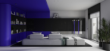 Design/Visualisation of Neo-orthodoxal apartment